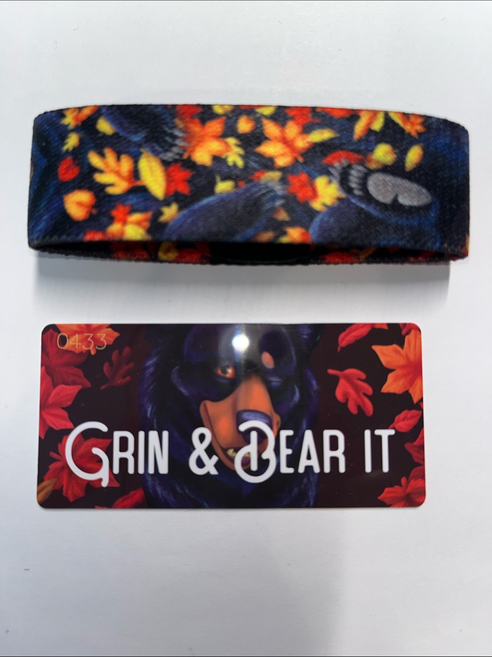 ZOX Grin & Bear It Collectible Bracelet, #0433 Unisex Fall Bear